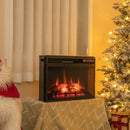 26 Inch Infrared Electric Fireplace Insert with Remote Control-Black by LJGDeals