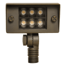 FPB02 Cast Brass Flood Light | 2W-7W 3000K Warm White Integrated LED 12V Low Voltage Landscape Light