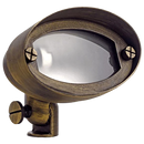 FPB03 Brass Oval LED Directional Floodlight Adjustable Lighting 12V Low Voltage G4 Socket by Kings Outdoor Lighting