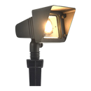FPB05 Cast Brass Rectangular LED 12V Low Voltage Directional Floodlight Adjustable Landscape Lighting