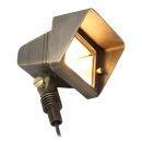 FPB05 Cast Brass Rectangular LED 12V Low Voltage Directional Floodlight Adjustable Landscape Lighting