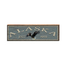 Alaska Eagle Wooden Sign | Wall Art Print on Real Wood