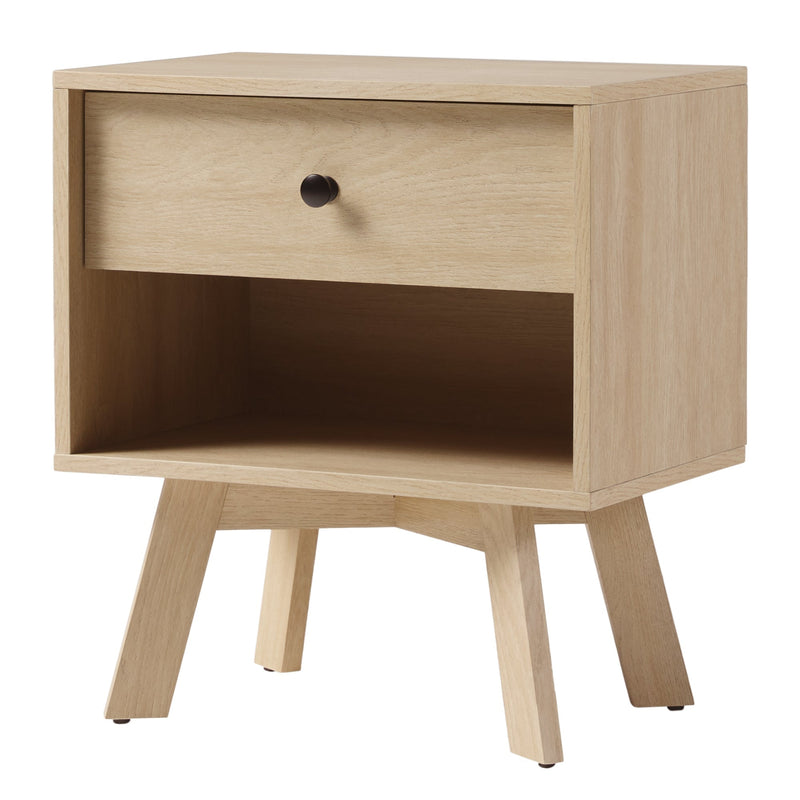 Mid-Century Frans Modern 1-Drawer Nightstand