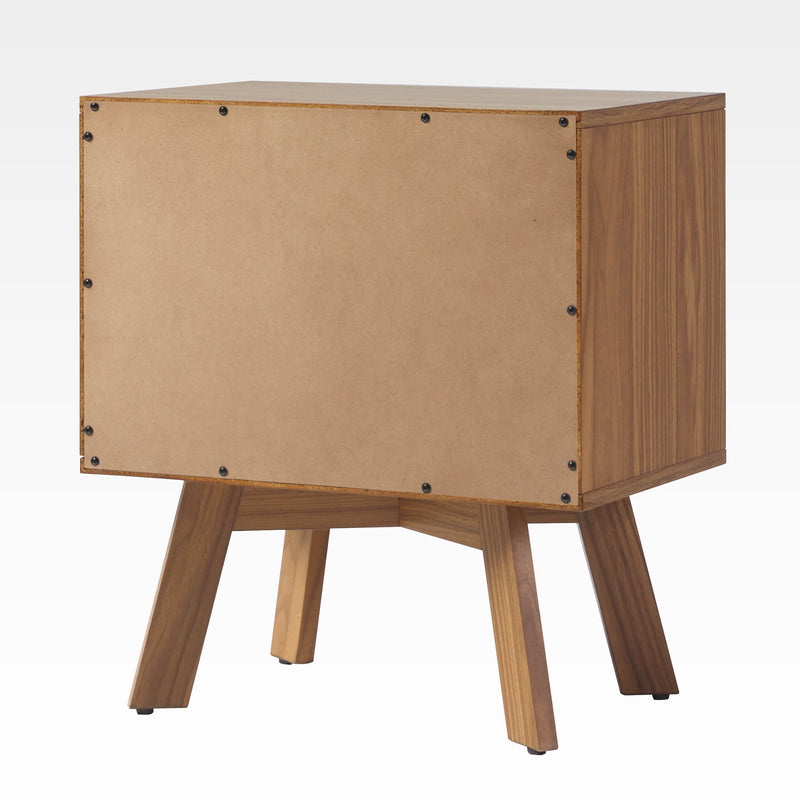 Mid-Century Frans Modern 1-Drawer Nightstand