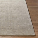 Brockton Solid Gray Wool Rug