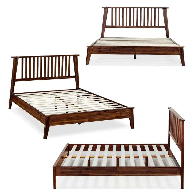 Acacia Kaylin Solid Wood Bed Frame for Durable Style and Comfort