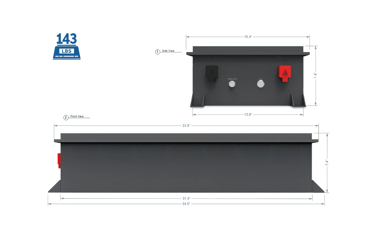 BigBattery 72V RAPTOR 2 – 7.68kWh LiFePO4, photo 3 of 4