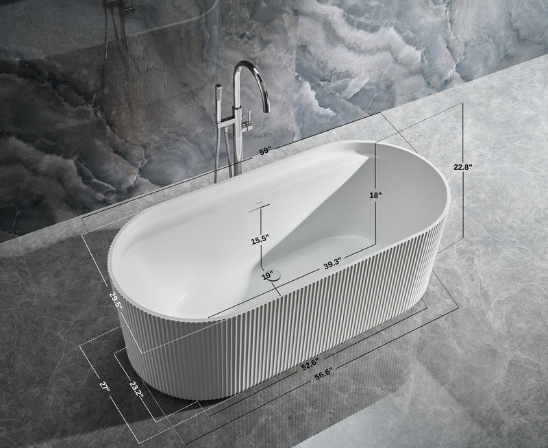 Momo Freestanding Acrylic Bathtub