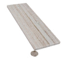 Wooden Beige 4x12 Honed Subway Marble Tile (15 pack, 5 sq ft/case) - Sample