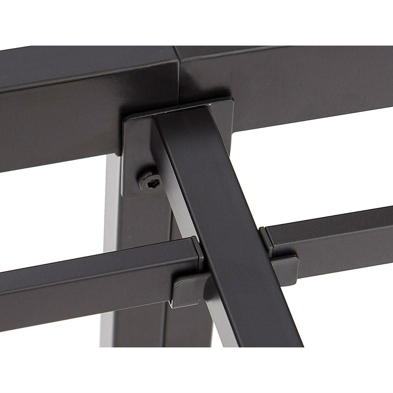 Full size Heavy Duty Black Metal Platform Bed Frame, photo 4 of 5