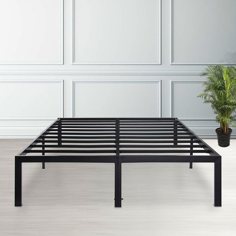 Full size Heavy Duty Black Metal Platform Bed Frame, photo 5 of 5