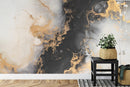 Marble Design Alcohol Ink Abstract Pattern Wallpaper Mural.