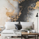 Marble Design Alcohol Ink Abstract Pattern Wallpaper Mural.