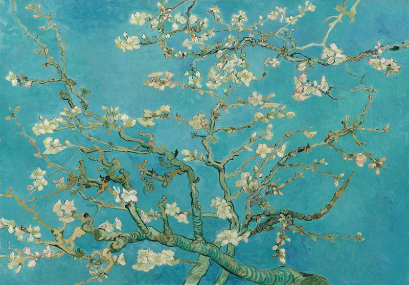 Van Gogh Almond Blossom Painting Wallpaper Mural.