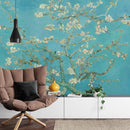 Van Gogh Almond Blossom Painting Wallpaper Mural.