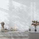 White 4x12 Polished Subway Thassos Marble Tile (15 pack, 5 sq ft/case)