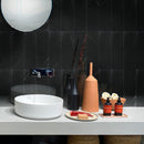 Black 4x12 Polished Subway Marble Tile (15 pack, 5 sq ft/case) - Sample