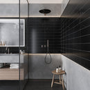 Eastern Black 4x12 Polished Subway Marble Tile (15 pack, 5 sq ft/case)