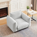 Walker Edison | Linen Cloud Accent Chair