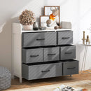 Fabric Dresser with 7 Drawers for Bedroom-White by LJGDeals