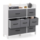 Fabric Dresser with 7 Drawers for Bedroom-White by LJGDeals