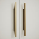 Brushed Bronze "Facet" Drawer Pulls
