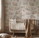 Fairy Forest Meadow – Woodland Animals Nursery Wallpaper