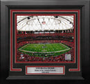 Atlanta Falcons Georgia Dome Corner of the End Zone 8" x 10" Framed Football Stadium Photo by Dynasty Sports & Framing