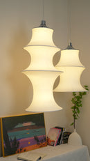 Fabric Long Strip Pendant light