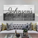 Family Grateful Sign