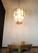 Fantastic Murano Prisms Multicolor Chandelier