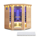 3-5 People Far Infrared Wooden Sauna Room for Home by LJGDeals