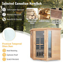 3-5 People Far Infrared Wooden Sauna Room for Home by LJGDeals