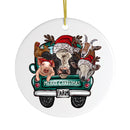 Farm Animal Christmas Ornament