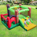 6-in-1 Inflatable Bounce House with Double Slides without Blower by LJGDeals