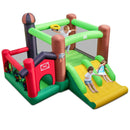 6-in-1 Inflatable Bounce House with Double Slides without Blower by LJGDeals