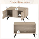 Farmhouse Accent Modern Coffee Table with Storage for Living Room Bedroom-Natural by LJGDeals