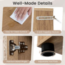 Farmhouse Bathroom Floor Cabinet with Sliding Barn Door by LJGDeals