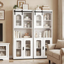 Farmhouse Bathroom Floor Cabinet with Sliding Barn Door by LJGDeals