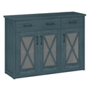 Farmhouse Buffet Sideboard 3-Door Kitchen Storage Cabinet with 2 Drawers by DirectDeals