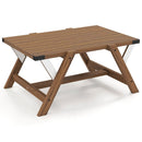 Farmhouse Center Table with Decorative Nailhead Accents for Living Room by DirectDeals