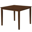 Farmhouse Dining Table for 4 People 35 Inches Square Kitchen Table by DirectDeals