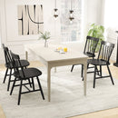 Farmhouse Kitchen Chair Set of 2 with Rubber Wood Frame