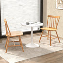 Farmhouse Kitchen Chair Set of 2 with Rubber Wood Frame by LJGDeals