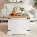 Farmhouse Lift Top Coffee Table with Hidden Storage Compartment by LJGDeals