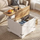 Farmhouse Lift Top Coffee Table with Hidden Storage Compartment by LJGDeals