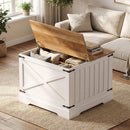 Farmhouse Lift Top Coffee Table with Hidden Storage Compartment by LJGDeals