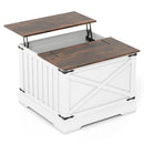 Farmhouse Lift Top Coffee Table with Hidden Storage Compartment by LJGDeals