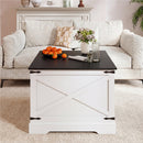 Farmhouse Lift Top Coffee Table with Hidden Storage Compartment by LJGDeals
