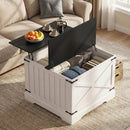 Farmhouse Lift Top Coffee Table with Hidden Storage Compartment by LJGDeals